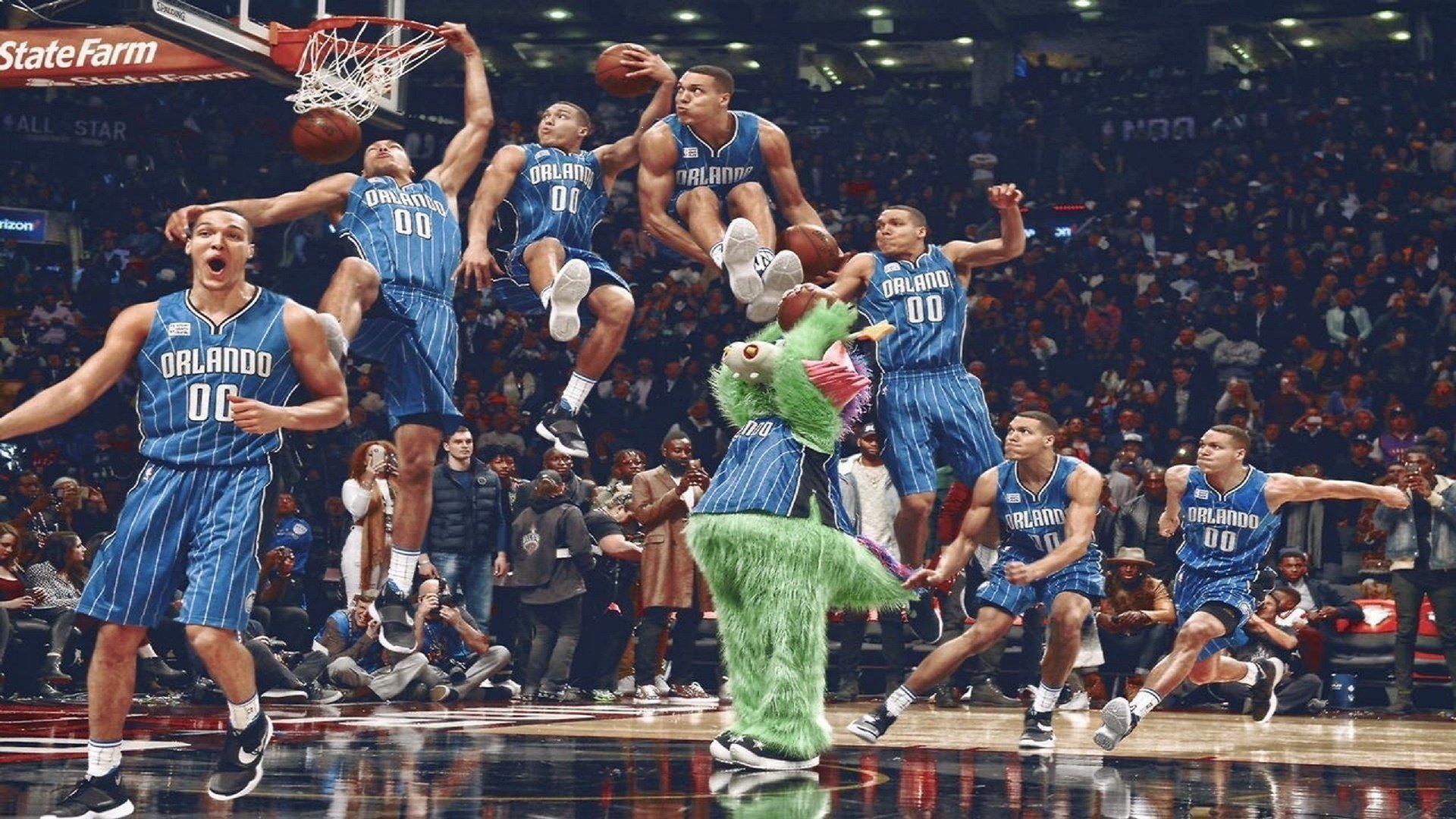 约基奇三双点燃赛场，火箭团队篮球完胜湖人巨星阵